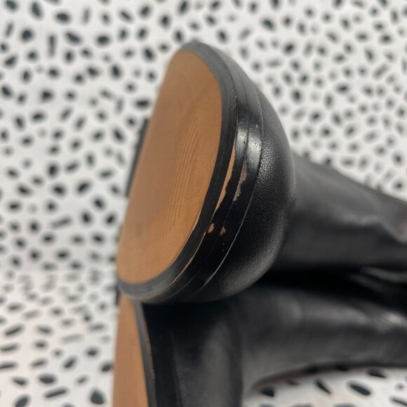 MADEWELL Women's True Black The Selina Tall Boot Extended Calf SZ 9-M NH210 - Picture 11 of 13